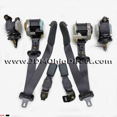 JDM DC5 Integra Type R Black Seatbelt Set 